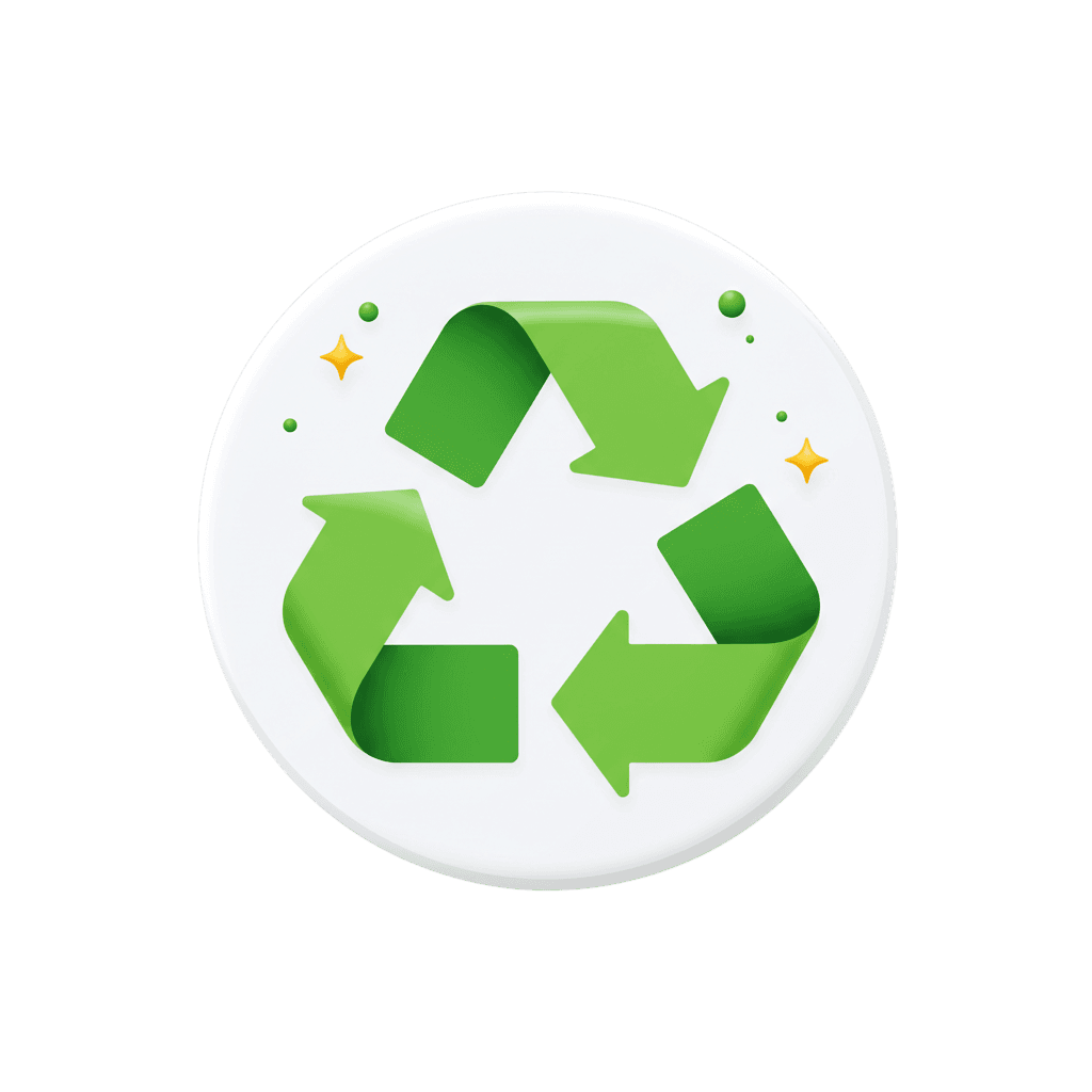 New products made from recycled plastic